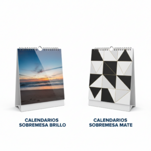 CALENDARIOS SOBREMESA BRILLO o MATE